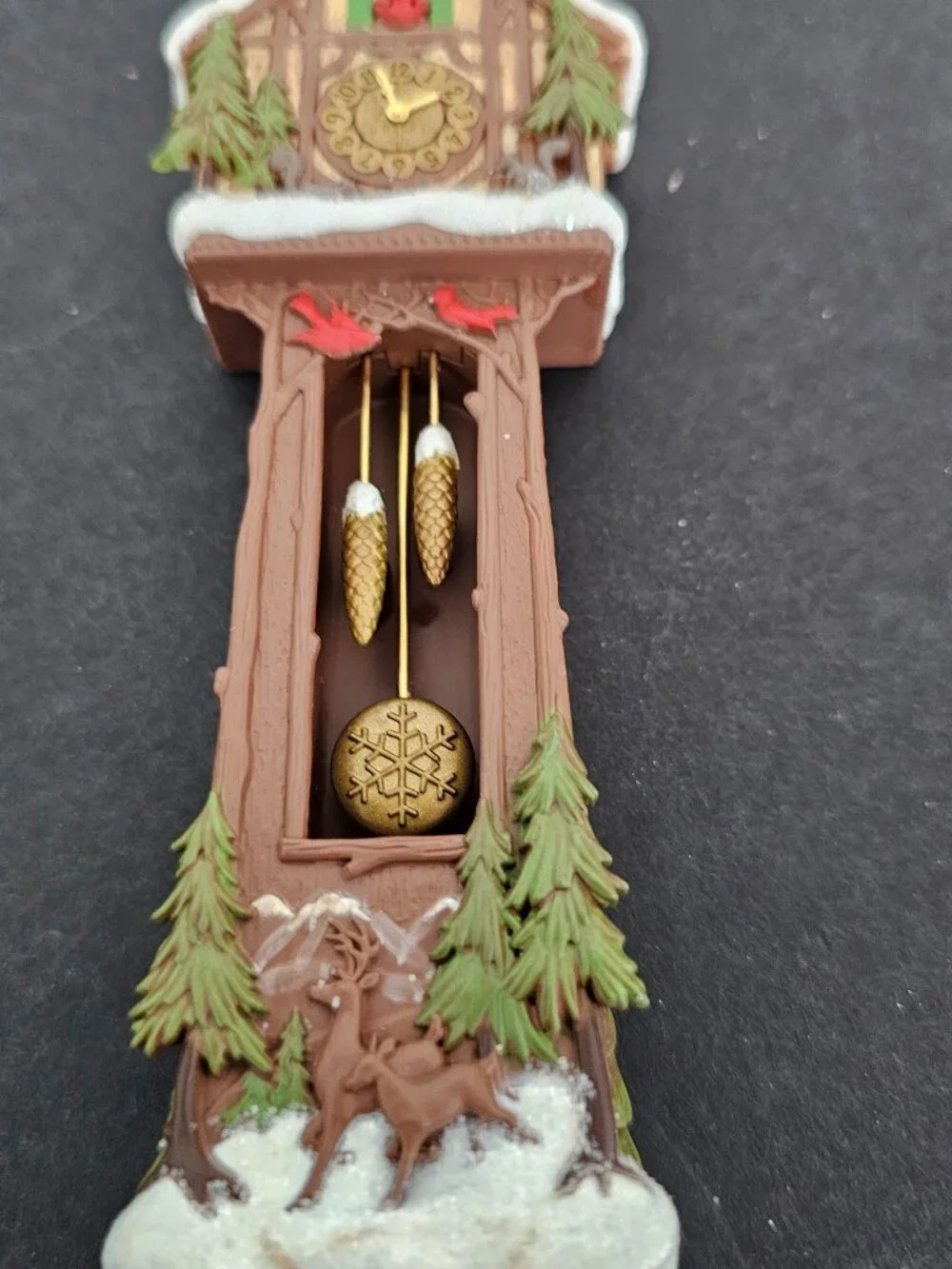 Hallmark Santa's Grandfather Clock - Membership Club Special Ornament 2014
